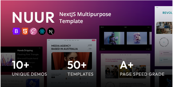 Nuur - NextJS Multipurpose Template