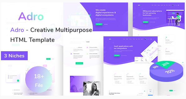 Adro - Multipurpose Creative HTML Template