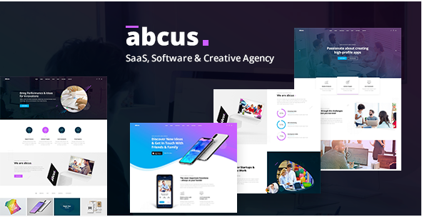 Abcus - SaaS, Software & Digital Agency Template