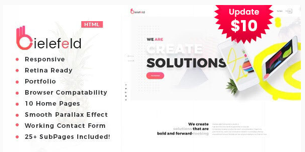 Bielefeld - Multipurpose Creative Portfolio Template