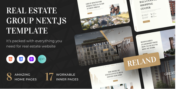 Reland - Real Estate Group NextJS Template