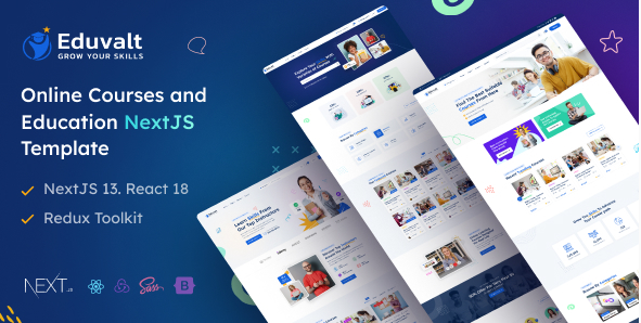 Eduvalt - Online Courses & Education NextJS Redux Template