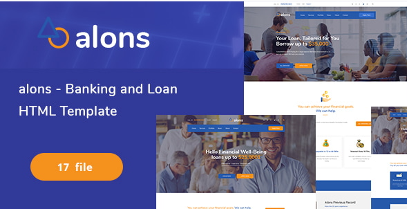 Alons - Banking and Loan HTML Template