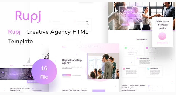 Rstu - Digital Agency HTML Template