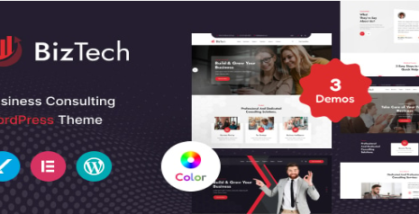 Biztech - Consulting Business WordPress Theme 1.0
