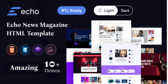 Echo - News & Magazine HTML Template