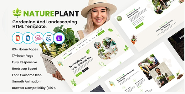 NaturePlant - Gardening And Landscaping HTML Template