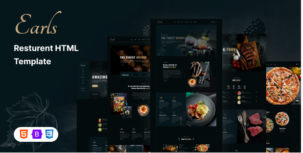 Earls - Restaurant HTML Template