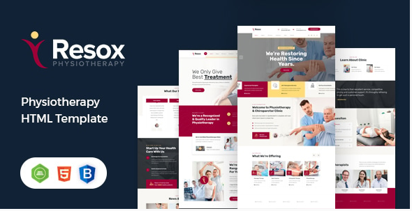 Resox - Physiotherapy HTML Template