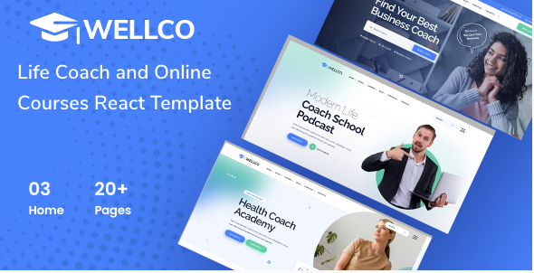 Wellco - Coach Online Courses Nextjs