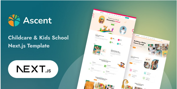 Ascent - Childcare & Kids Education Next Js Template