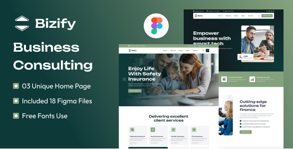 Bizify - Business Consulting Figma Template