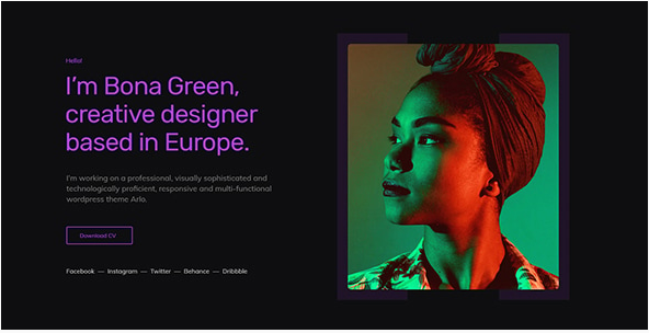 Awilo - Creative Portfolio Template