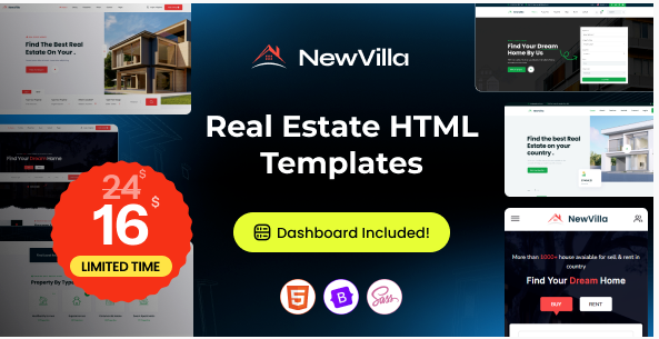 NewVilla - Real Estate HTML Template