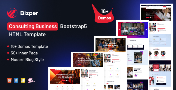 Business Consulting Bootstrap5 HTML Template - Bizper
