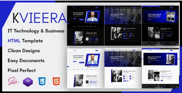 Kvieera - IT Technology & Business HTML Template