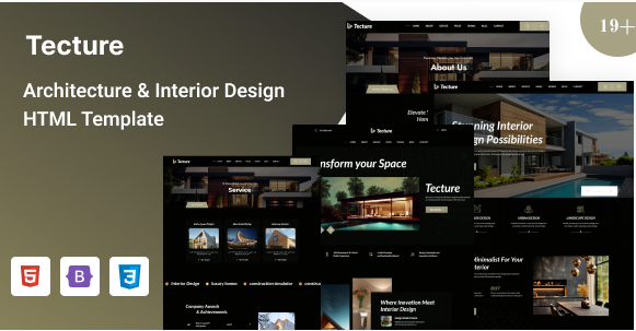 Tecture - Architecture & Interior HTML5 Template