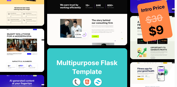 Masco - Saas Software Startup Flask Template