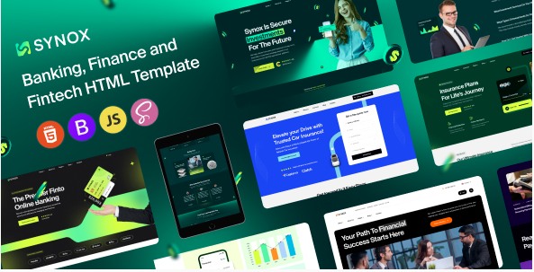 Synox - Banking, Finance & Fintech HTML Template