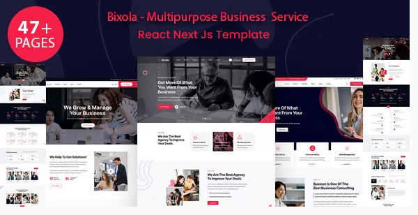 Bixola - Multipurpose Business Service React Next Js Template