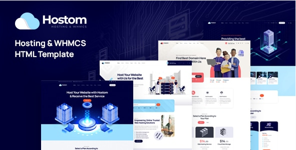 Hostom - Web Hosting & WHMCS HTML Template