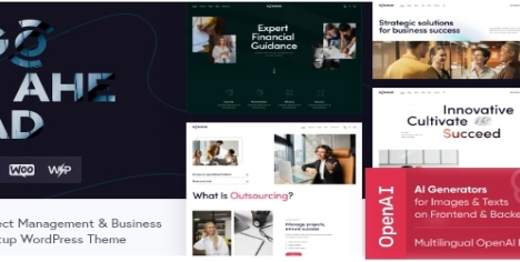 GoAhead — Business Startup WordPress Theme 1.2