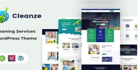 Cleanze - Cleaning Service WordPress Theme 1.0