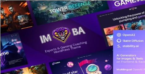 Imba — Esports & Gaming Cyber WordPress Theme 1.1
