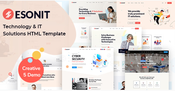 Esonit - IT solutions HTML Template