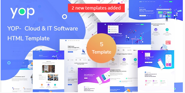 YOP - Cloud HTML Template