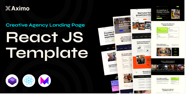 Aximo - Creative Agency React Js Template