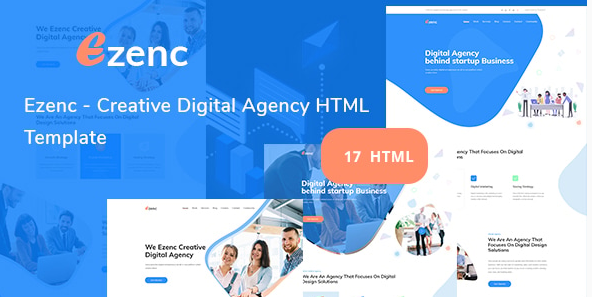 Ezenc - Digital Agency HTML Template