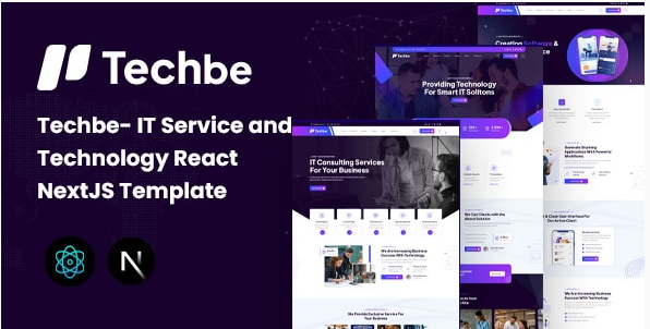 Techbe- IT Service And Technology React NextJS Template