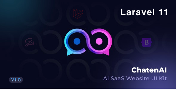 ChatenAi – Laravel 11 - AI SaaS Website + Dashboard UI Kit