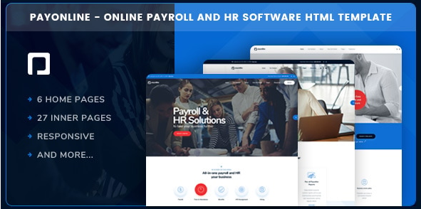 Payonline - Online Payroll and HR Software HTML Template