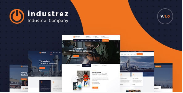 Industrez - Factory & Industrial Business HTML Template