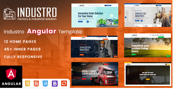 Industro - Factory & Industrial Angular Template