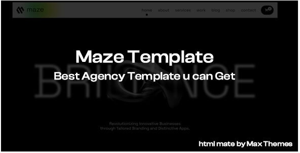 Maze - Agency Portfolio HTML Template