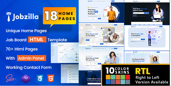 Job Board HTML Template