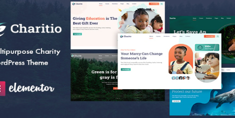 Charitio - Multipurpose Charity WordPress Theme 2.0.6