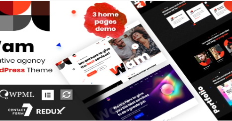 Wam - Creative Agency WordPress Theme 1.0