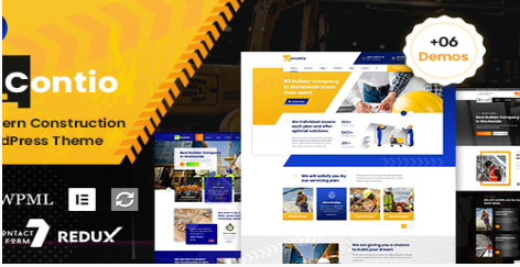 Contio - Construction WordPress Theme  1.0