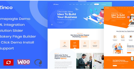 Zinco - Digital Marketing Agency WordPress Theme 1.0