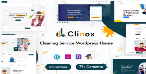 Clinox - Cleaning Services WordPress Theme 1.0.5