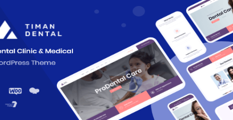 Timan - Dentist & Dental Clinic WordPress Theme 1.1.7
