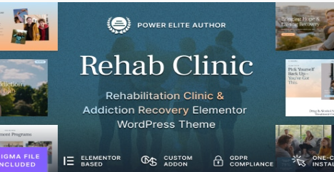 Rehab Clinic - Addiction Recovery WordPress Theme  1.0.3