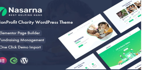 Nasarna - NonProfit Charity WordPress Theme 2.0.1