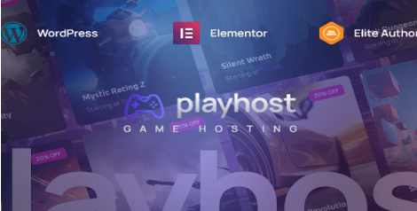 Playhost - Game Hosting Server WordPress Theme  1.0