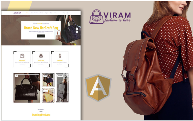 Viram - Wallets And Bags Shop Angular Template