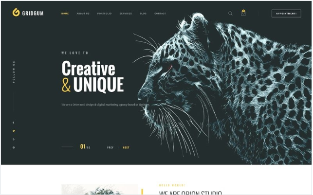 Web Studio - HTML Bootstrap Website Template